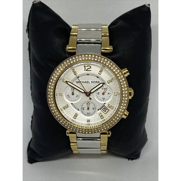 Michael Kors Parker MK5687 Womens Stainless Steel Analog Dial Quartz Watch MP858 - Picture 3 of 12